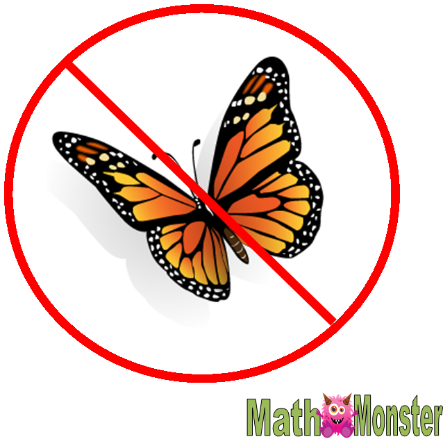 There are no Butterflies in Math!